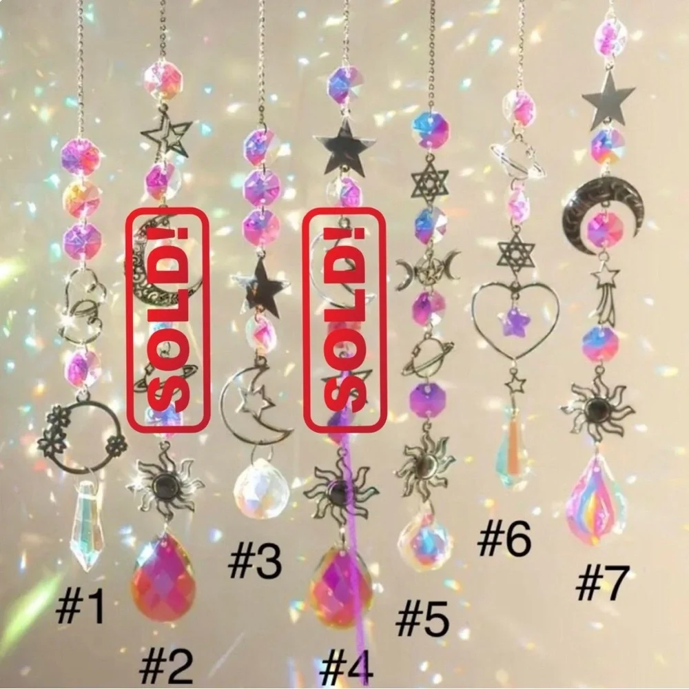✨BUY NOW Crystal Sun Catchers Wind Chimes✨ PICK ONE✨